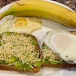 avocado toast with eggs