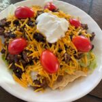 Easy beef taco salad