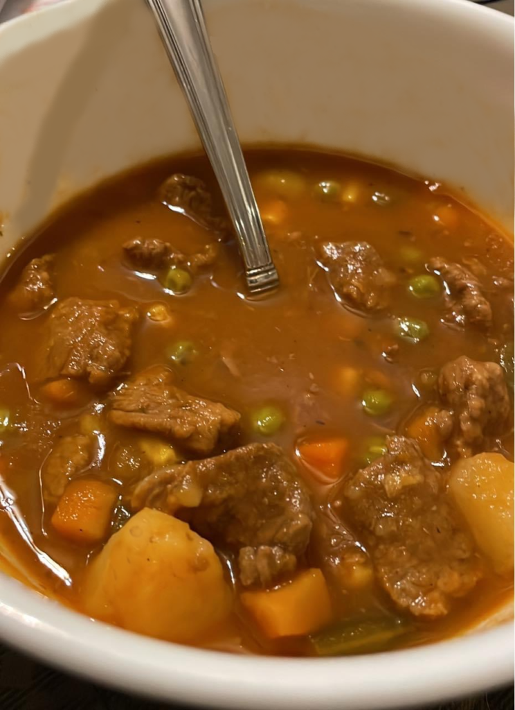 vegetable soup with beef