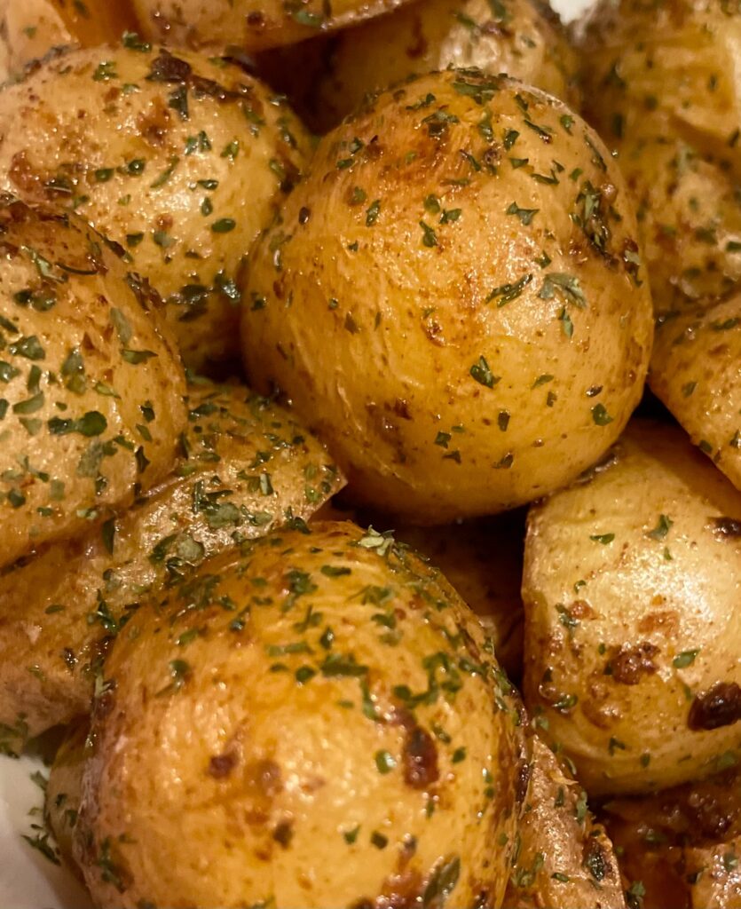 garlic roasted potatoes