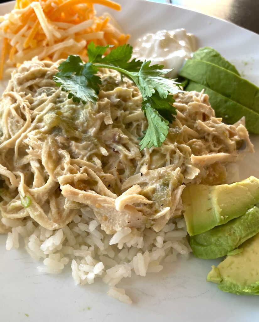 creamy salsa verde chicken