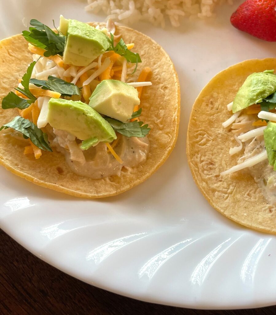 salsa verde chicken street tacos