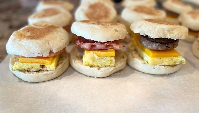 breakfast sandwiches